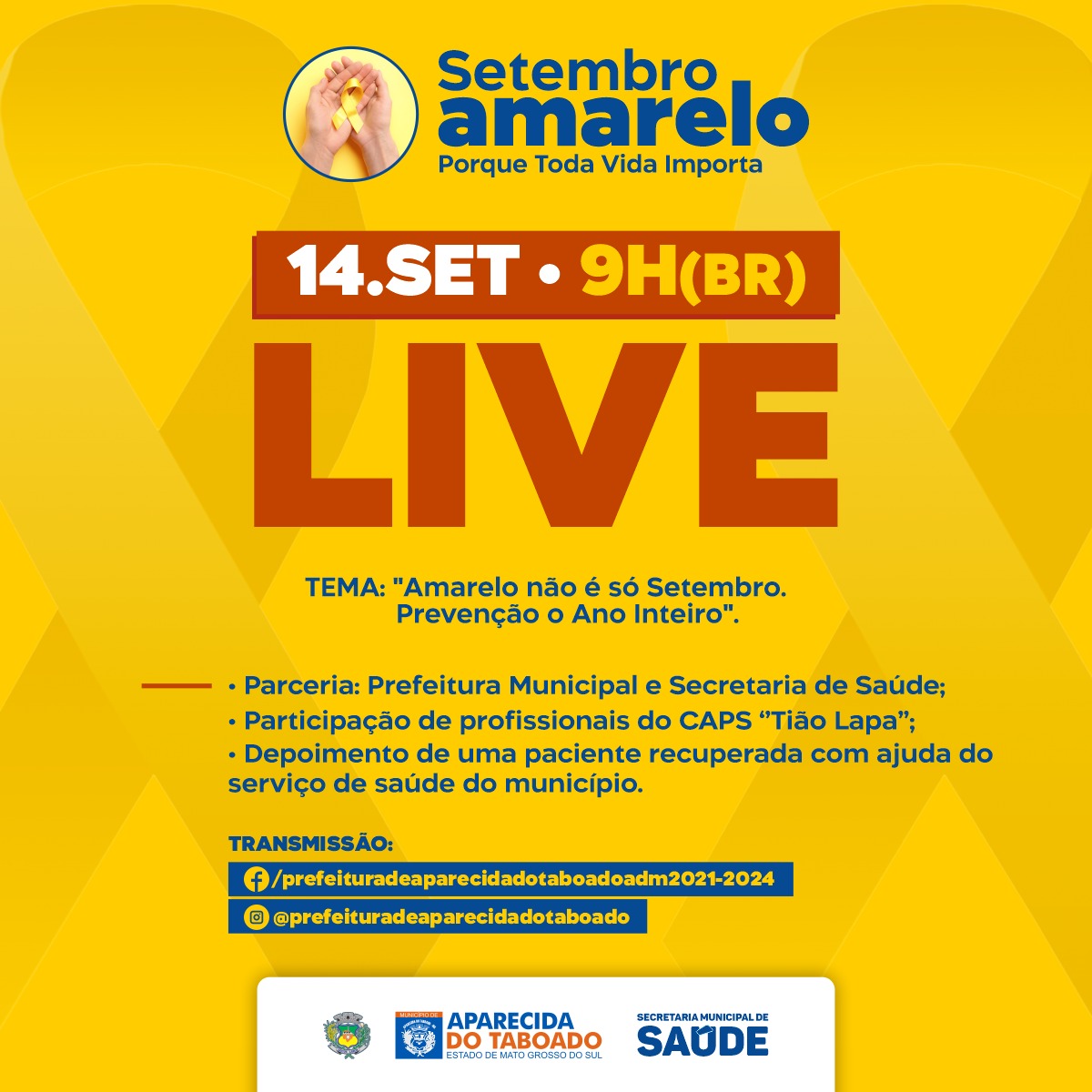 SetembroAmareloLive